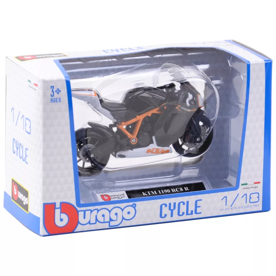 Miniatura KTM 1190 RC8 R 2012 Bburago 1:18